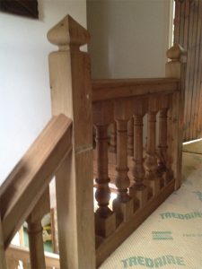 Staircase made in oak